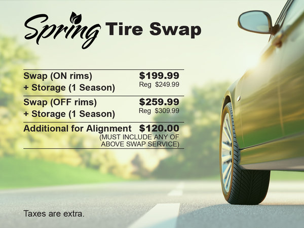 Tire Swap Special