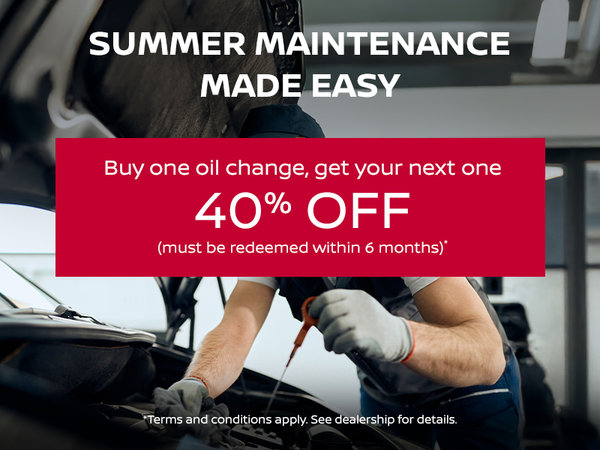 Buy One Oil Change, Get Your Next One 40% Off