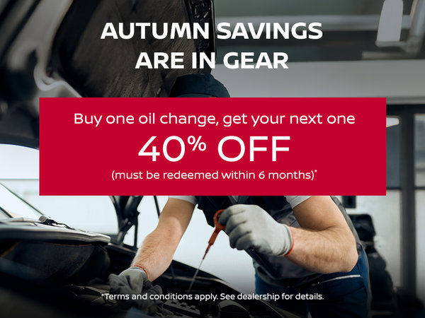 Buy One Oil Change, Get Your Next One 40% Off