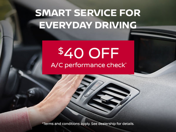 $40 Off A/C Performance Check