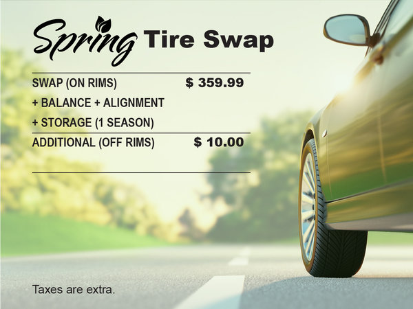 Tire Swap Special