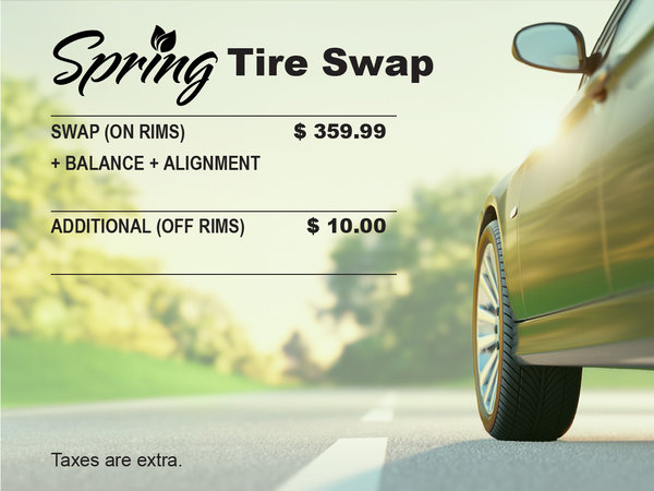 Tire Swap Special