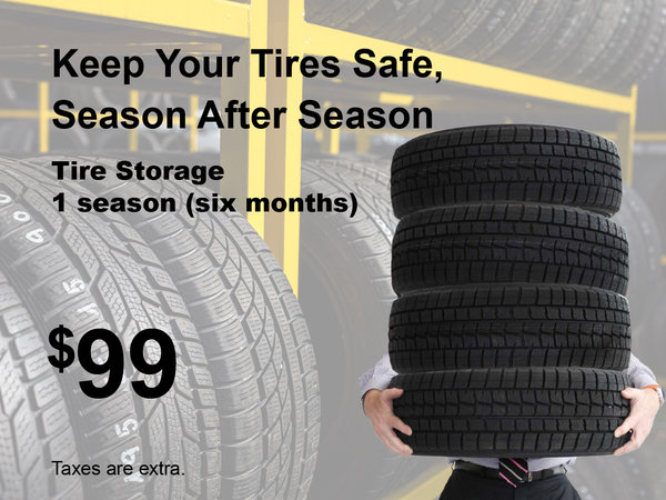 Tire Storage Special