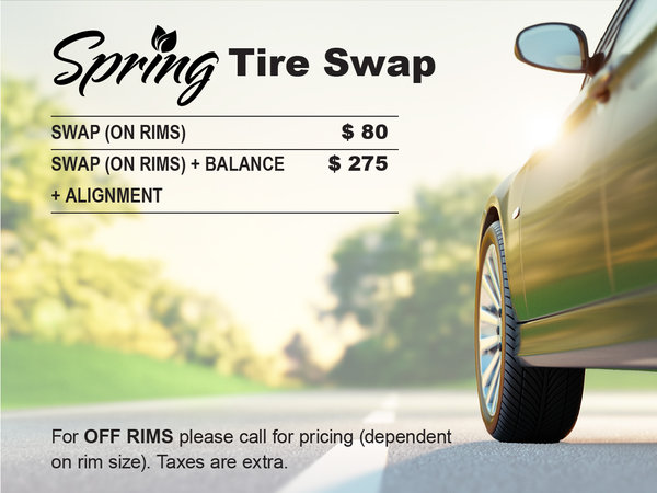Tire Swap Special