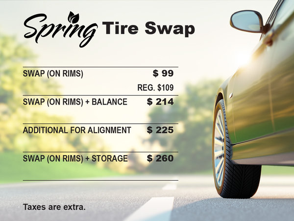 Tire Swap Special