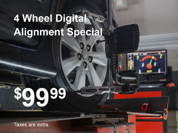 4-Wheel Digital Alignment Special