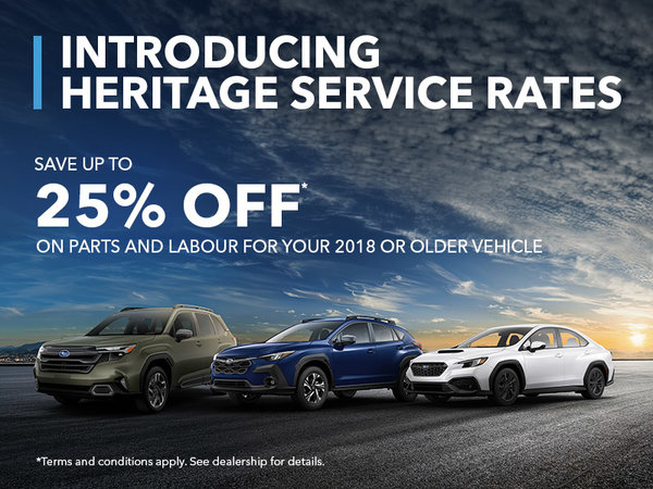 Introducing Heritage Service Rates