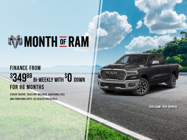 Get the 2026 Ram 1500