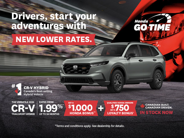 Honda Go Time | 2026 Honda CR-V TrailSport Hybrid