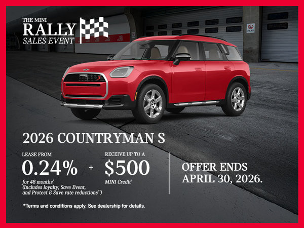 The MINI Rally Sales Event | 2026 Countryman S