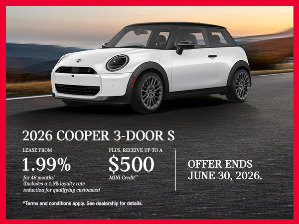2026 Cooper 3-door S