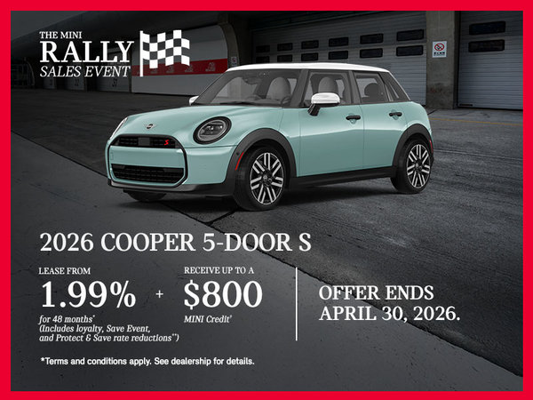 The MINI Rally Sales Event | 2026 Cooper 5-door S