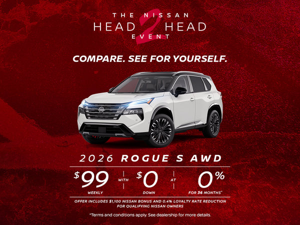The Nissan Head 2 Head Event | 2026 Rogue S AWD