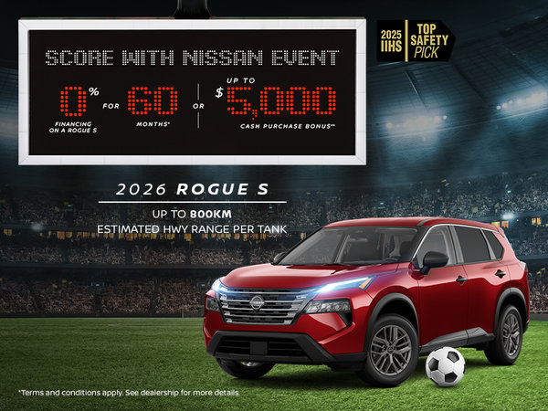 Score with Nissan Event | 2026 Rogue S