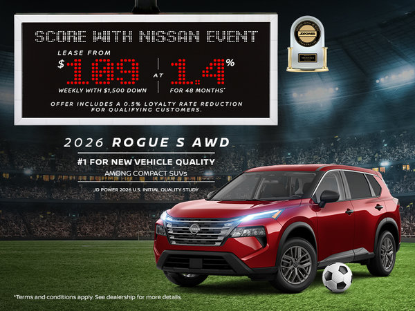 Score with Nissan Event | 2026 Rogue S AWD