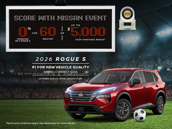 Score with Nissan Event | 2026 Rogue S