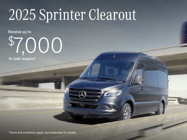 2025 Sprinter Clearout