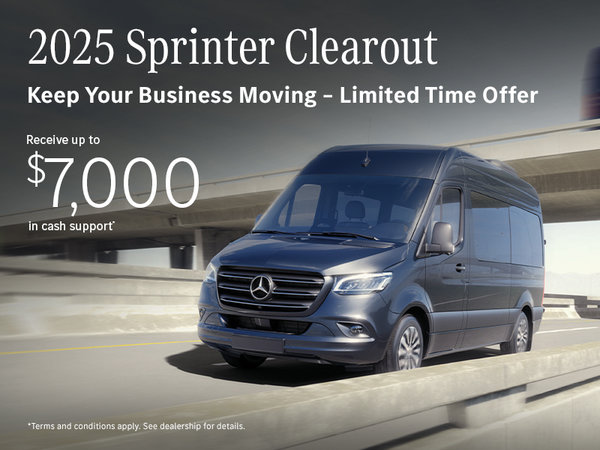 2025 Sprinter Clearout