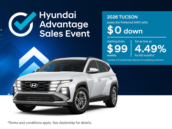 Hyundai Advantage Sales Event | 2026 Tucson