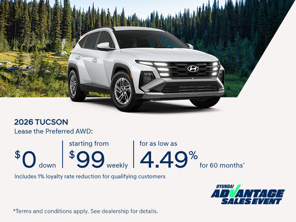 Hyundai Advantage Sales Event | 2026 Tucson
