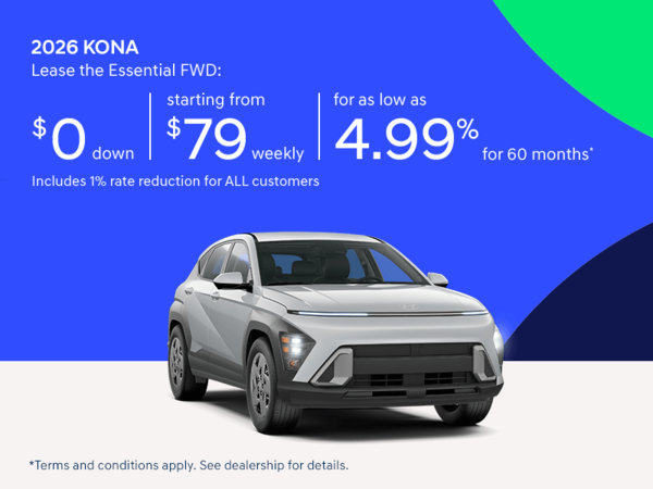 Hyundai Next Starts Now Sales Event | 2026 Kona