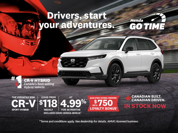 Honda GO TIME | 2026 CR-V Sport Hybrid