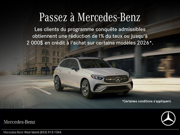 Passez à Mercedes-Benz.