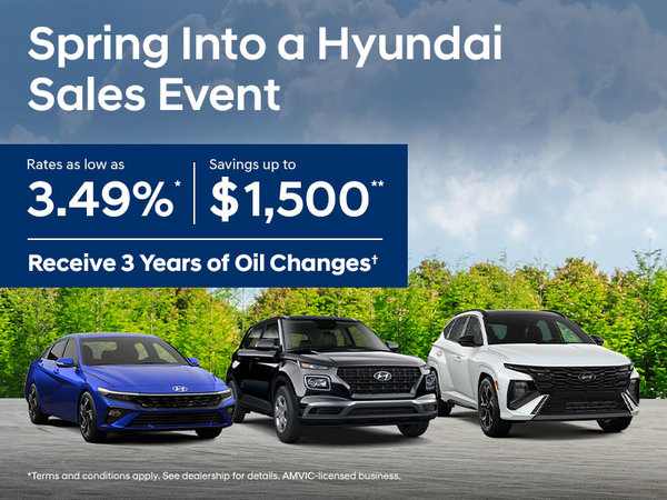 Spring Into a Hyundai Sales Event