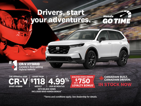 Honda GO TIME | 2026 CR-V Sport Hybrid