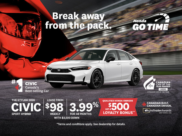 Honda GO TIME | 2026 Civic Sport Hybrid