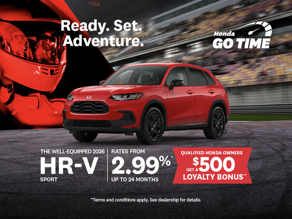Honda GO TIME | 2026 HR-V Sport