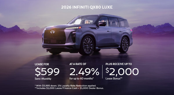 2026 QX80 - April Offer 2