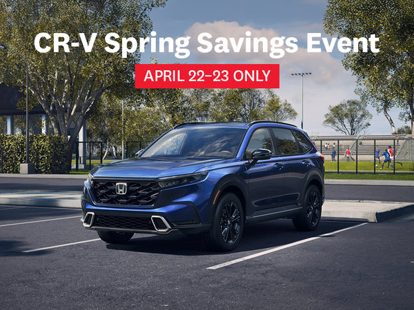 CR-V Spring Savings Event