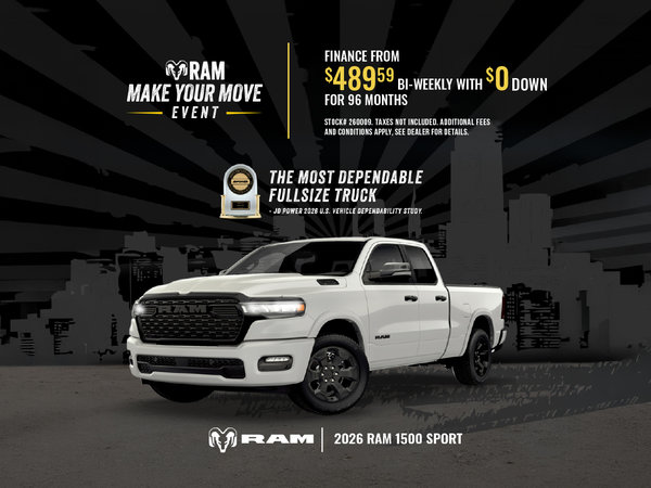 Get the 2026 Ram 1500 Sport