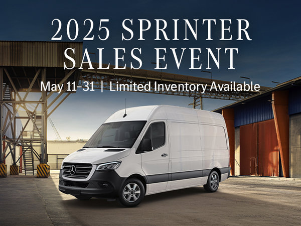 2025 Sprinter Sales Event | May 11–31
