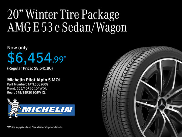 20-Inch Winter Package | AMG E 53 e Sedan/Wagon