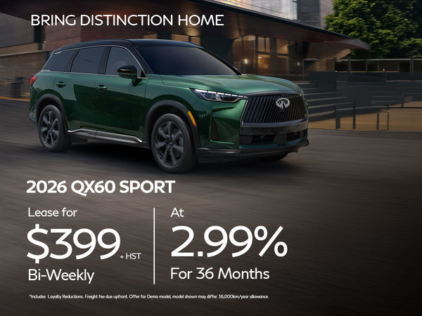 2026 QX60 - May Offers