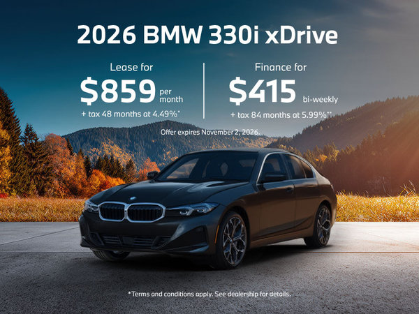 2026 BMW 330i xDrive