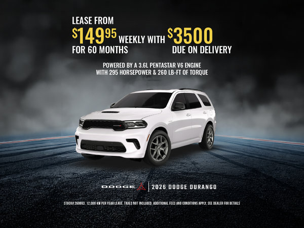 Get the 2026 Dodge Durango!