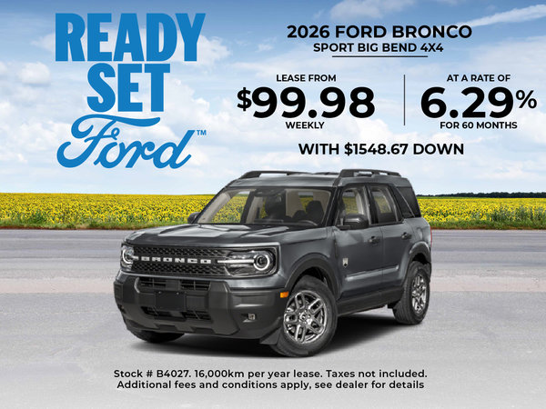 Get the 2026 Bronco Sport!