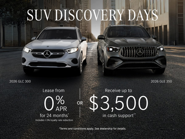SUV Discovery Days | 2026 GLC & GLE