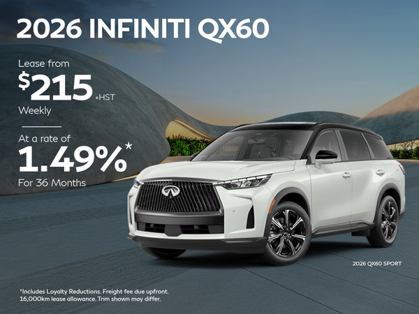 2026 QX60 - June Offers