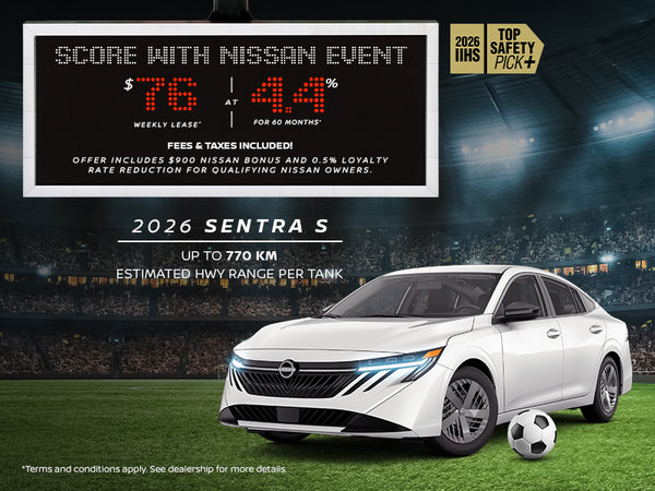 Score with Nissan Event | 2026 Sentra S