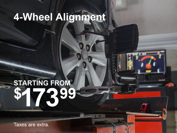 4-Wheel Alignment Special