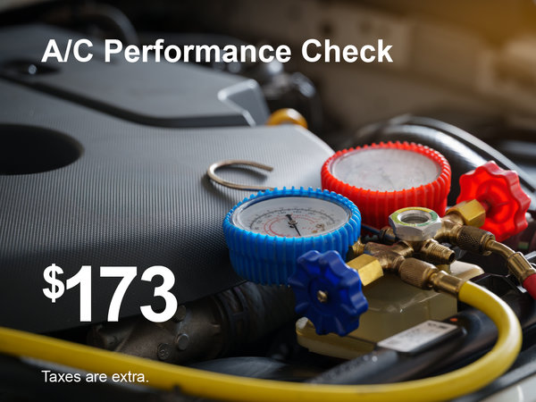 A/C Performance Check Special