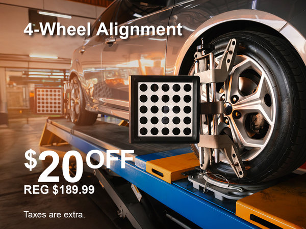 4-Wheel Alignment Special