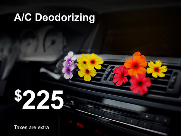 A/C Deodorizing Special
