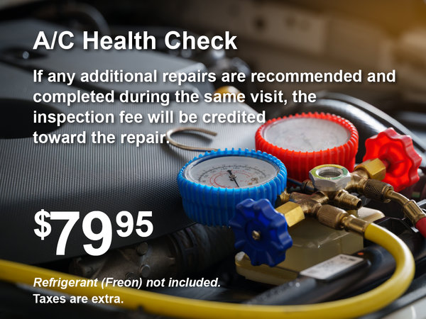 A/C Health Check Special