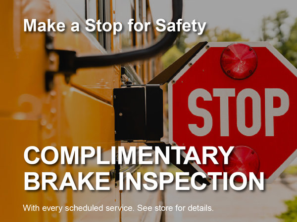 Complimentary Brake Inspection Special