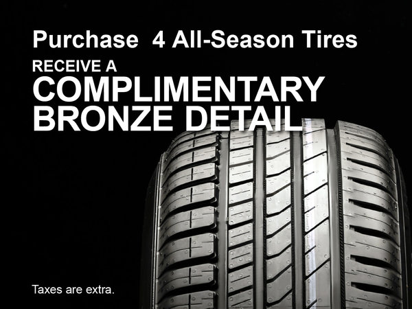 Bronze Detail with Tire Purchase Special